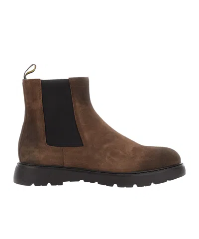 Doucal's Round-toe Chelsea Boots In Brown