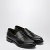 Doucal's Loafers In Black Leather In Black