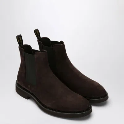 Doucal's Brown Suede Ankle Boot