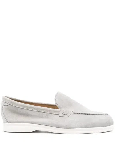 DOUCAL'S SLIP-ON SUEDE MOCCASINS