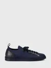 Doucal's Lace-up Sneakers In Blue