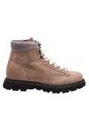 Doucal's Stivaletto Con Lacci In Camoscio Colore Torbias In Brown