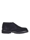 Doucal's Doucals Suede Ankle Boot In Blue