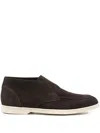 Doucal's Suede Boots In Brown