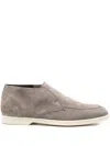 Doucal's Suede Boots In Gray