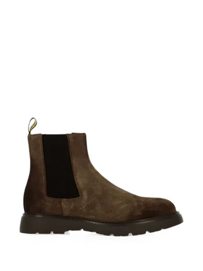Doucal's Suede Chelsea Boots In Multi