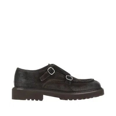 Doucal's Philadelphia Double-strap Buckle-fastening Monk Shoes In Brown
