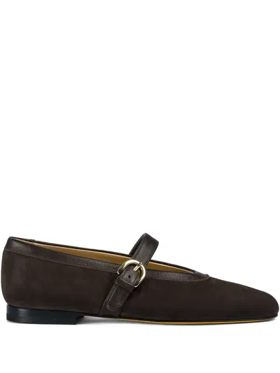 DOUCAL'S SUEDE STRAP BALLET FLAT