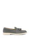 Doucal's Tassel-detail Suede Loafers In Multi