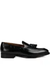 Doucal's Tassel-leather Loafers In Black