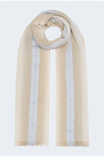 Douce Gloire James Scarf In Ivory In Beige