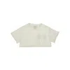 Doudou Cropped Short-sleeved T-shirt Kids In White