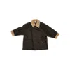 Doudou Ecoshearling Oversized Jacket Kids In Brown