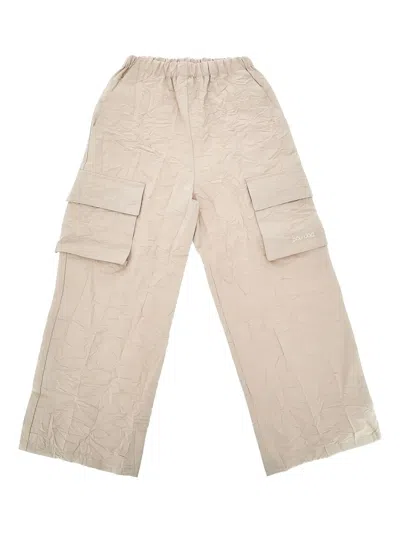 Doudou Et Compagnie Kids' Crease-effect Trousers