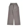Doudou Ide-leg Pants With Logo Kids In Gray