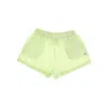 Doudou Strass-embellished Striped Shorts Kids In Green