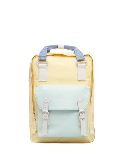 Doughnut Buckle-fastening Panelled Backpack In Blue