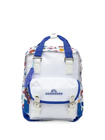 Doughnut Graphic-print Backpack In White