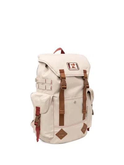 Doughnut Grounder Buckle-fastening Backpack In Neutral