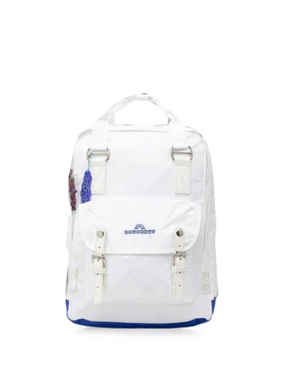 Doughnut Large Buckle-strap Backpack In Red