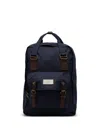 Doughnut Large Macaroon Logo-patch Backpack In Blue