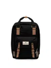Doughnut Logo-patch Buckle-fastening Backpack In Pattern