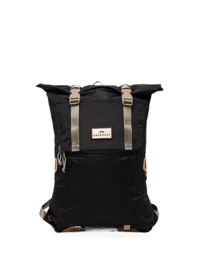 Doughnut Logo-patch Buckle-fastening Backpack In Purple