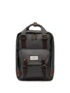 Doughnut Macaroon Buckled Backpack In Gray
