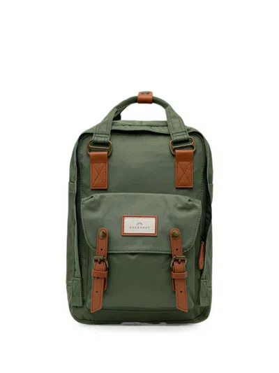 Doughnut Macaroon Buckled Backpack In Green