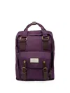 Doughnut Macaroon Buckled Backpack In Purple