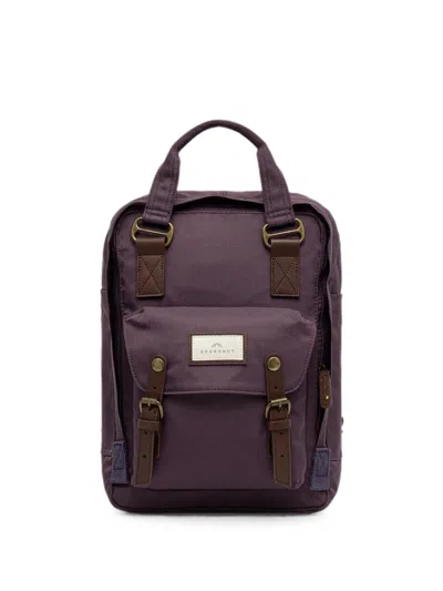 Doughnut Macaroon Buckled Backpack In Purple