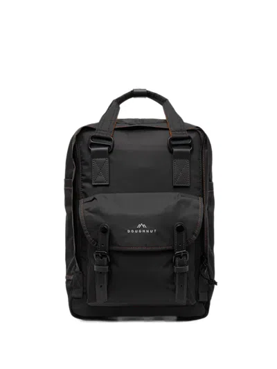 Doughnut Macaroon Buckle-detail Backpack In Black