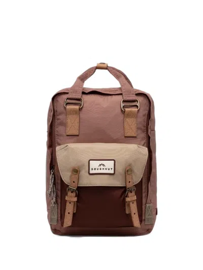 Doughnut Macaroon Buckle-detail Backpack In Pink