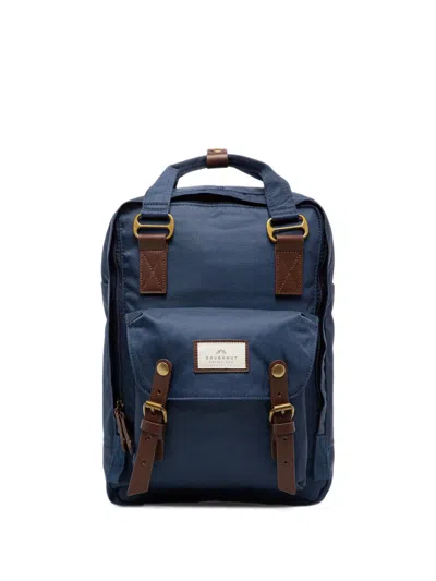 Doughnut Macaroon Buckle-fastening Backpack In Blue