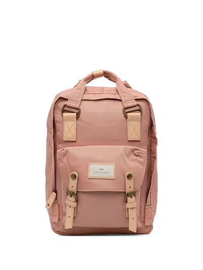 Doughnut Macaroon Buckle-fastening Backpack In Pink