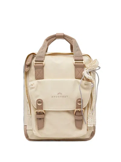 Doughnut Macaroon Enchanted Lace-detail Buckled Backpack In Neutrals