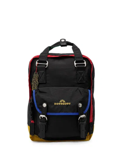 Doughnut Macaroon You-niverse Logo-embroidered Backpack In Black