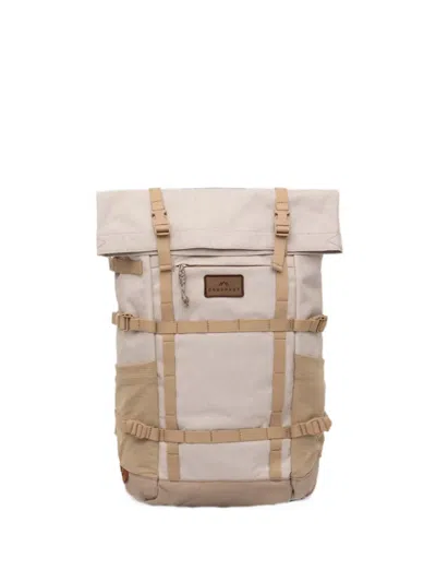 Doughnut Paratrooper Happy Camper Strap-detail Backpack In Pink