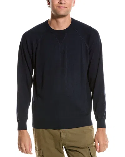 Douglas Anthony Raglan Cashmere-blend Sweatshirt In Navy