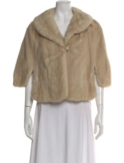 Pre-owned Douglas Furs Fur Sweater In Neutral