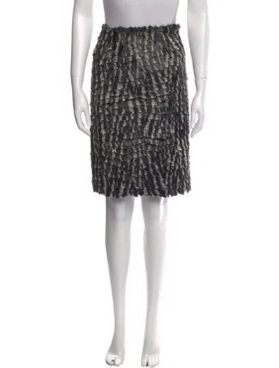 Pre-owned Douglas Hannant Knee-length Skirt In Gray
