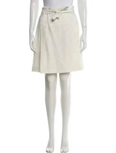 Pre-owned Douglas Hannant Knee-length Skirt In Neutral