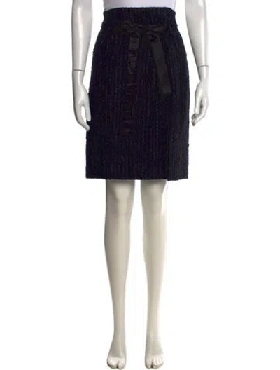Pre-owned Douglas Hannant Mini Skirt In Black