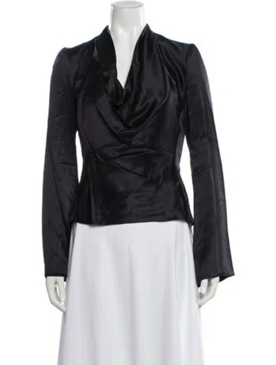 Pre-owned Douglas Hannant Vintage Late 2000's - Early 2010's Blouse In Black