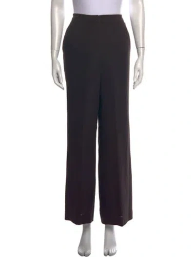 Pre-owned Douglas Hannant Wide Leg Pants In Brown