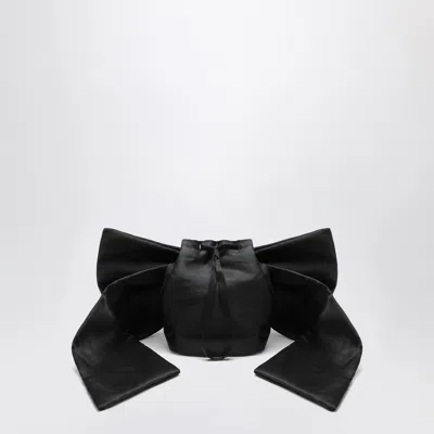 Douuod Adda Mini Bag With Bow Detail In Black