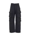 Douuod Belt-loop Casual Pants In Black