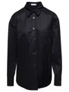 Douuod Black Long-sleeve Shirt With Tonal Buttons In Black
