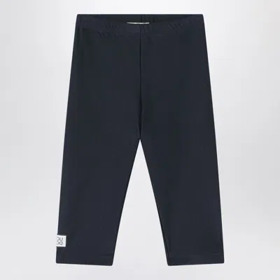 Douuod Black Shiny Nylon-blend Leggings