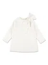 DOUUOD BOW-EMBELLISHED DRESS
